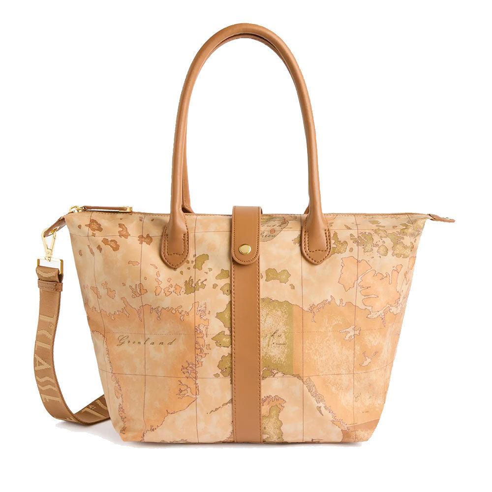 Shopping Bag Donna Ripiegabile 1A Classe Alviero Martini linea Geo Soft colore Geo Classic S035