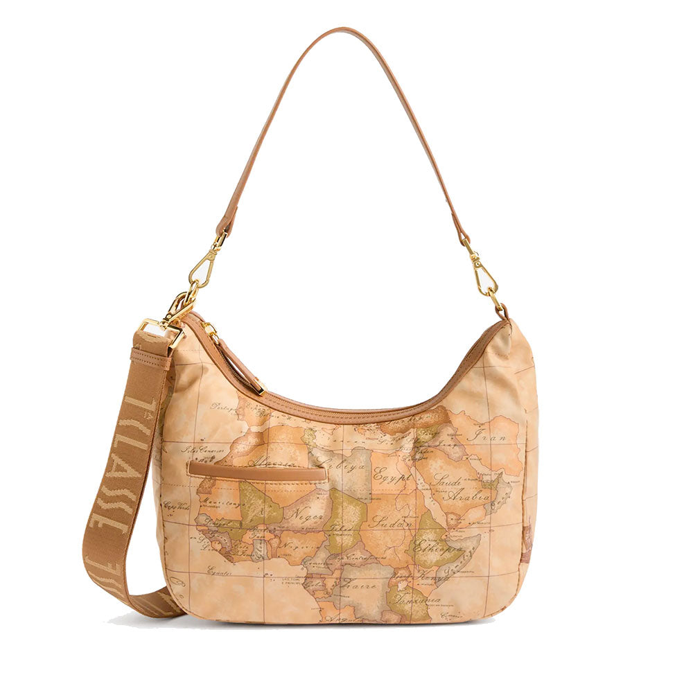 Borsa Donna Mezzaluna a Spalla 1A Classe Alviero Martini linea Geo Soft colore Geo Classic S036