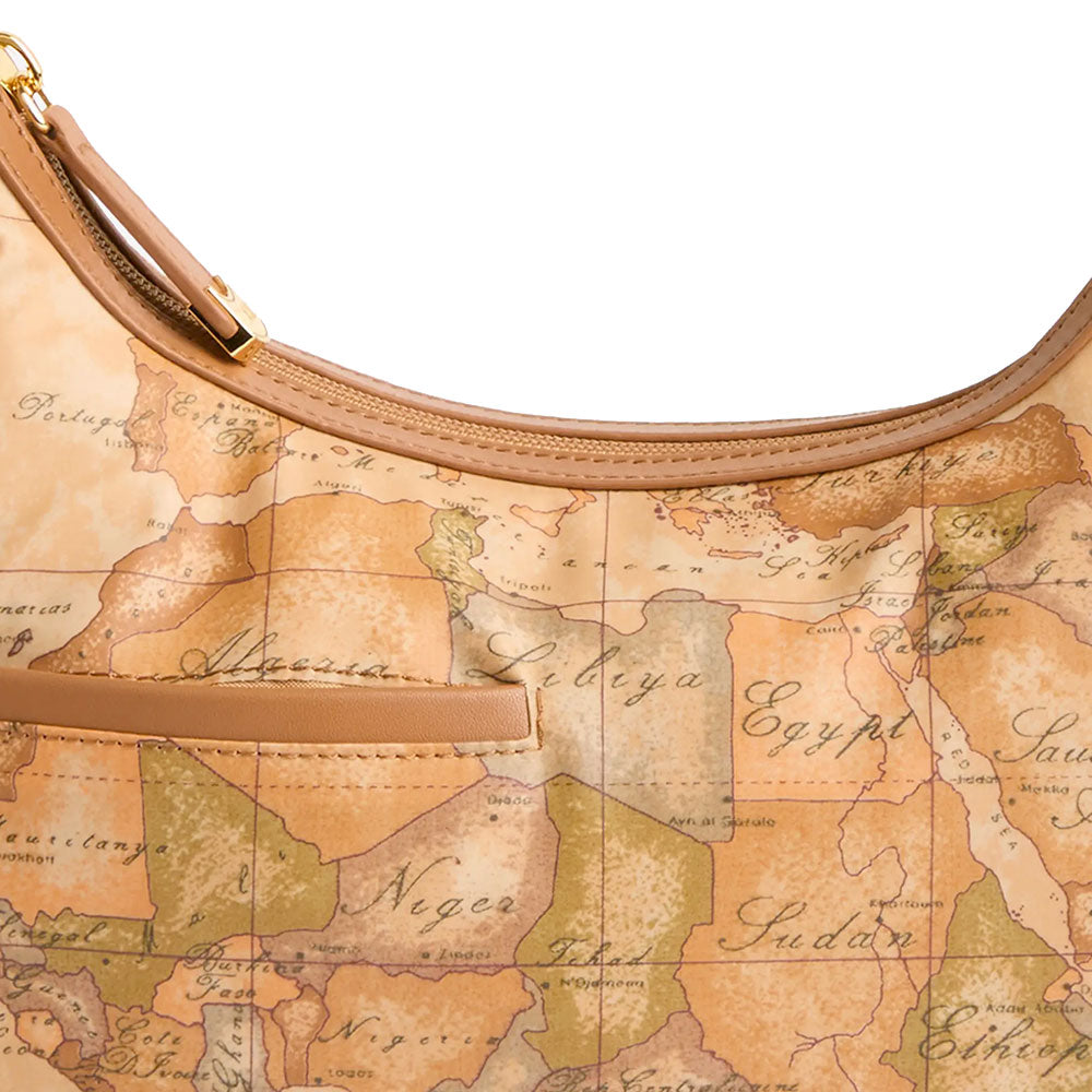 Borsa Donna Mezzaluna a Spalla 1A Classe Alviero Martini linea Geo Soft colore Geo Classic S036