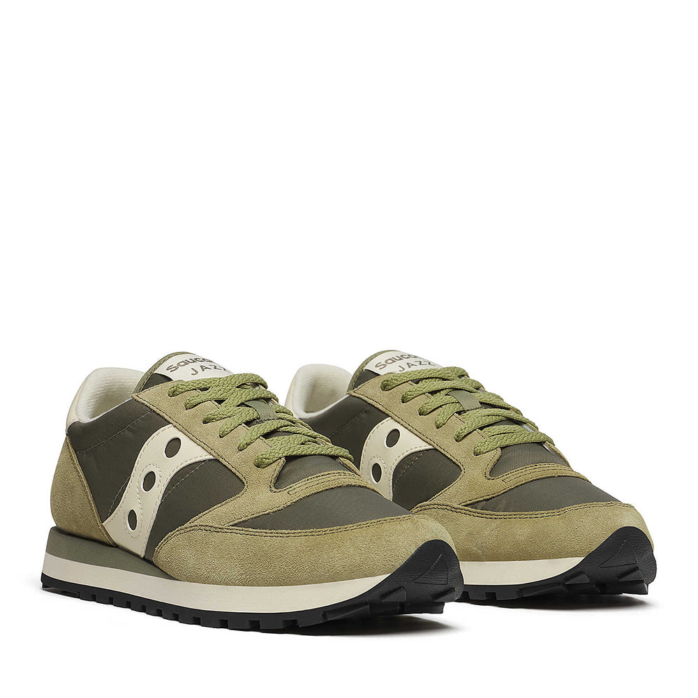 Scarpe Unisex Saucony Sneakers Jazz Olive - Off White