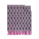Sciarpa 40 x 180 cm 1A Classe Alviero Martini linea Geo Pieno con Logo Monogram Grigio Medio S474