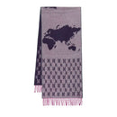 Sciarpa 40 x 180 cm 1A Classe Alviero Martini linea Geo Pieno con Logo Monogram Grigio Medio S474