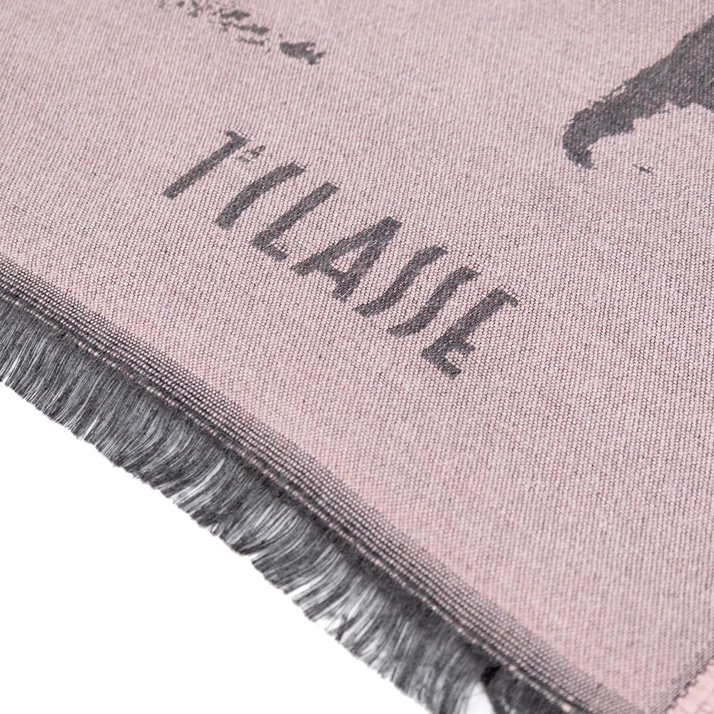 Sciarpa 30 x 180 cm 1A Classe Alviero Martini linea Geo Pieno Rosa Cipria S564