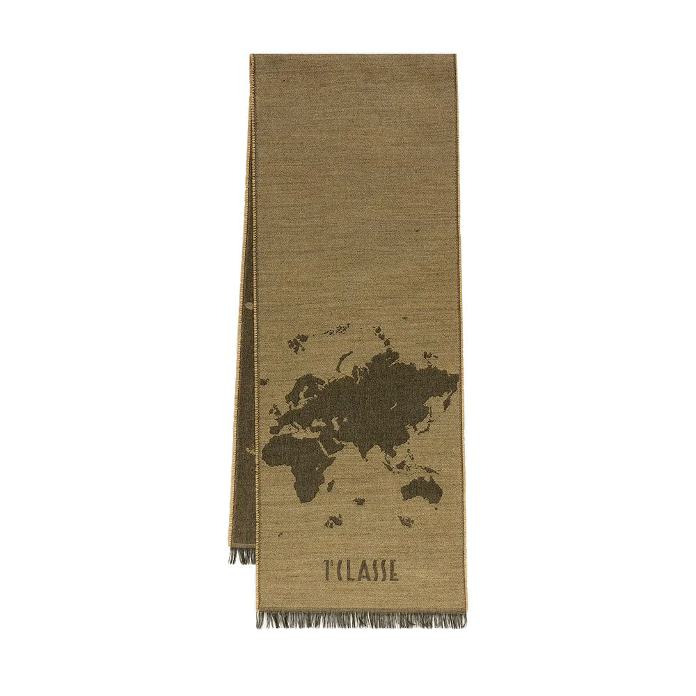 Sciarpa 30 x 180 cm 1A Classe Alviero Martini linea Geo Pieno Beige S564