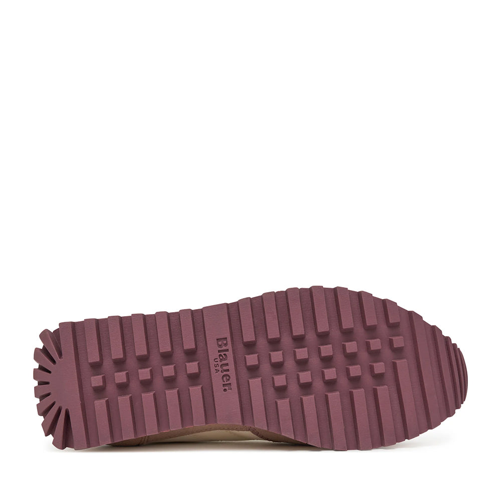 Sneakers Donna BLAUER linea Millen 03 in Nylon White Nude