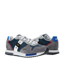 Sneakers Uomo BLAUER Queens 01 in Mesh e Suede Grey Navy