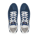 Sneakers Uomo BLAUER Queens 01 in Mesh e Suede Navy Royal
