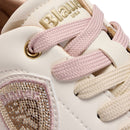 Sneakers Donna BLAUER linea Venus 01 in Pelle colore Cream Leopard