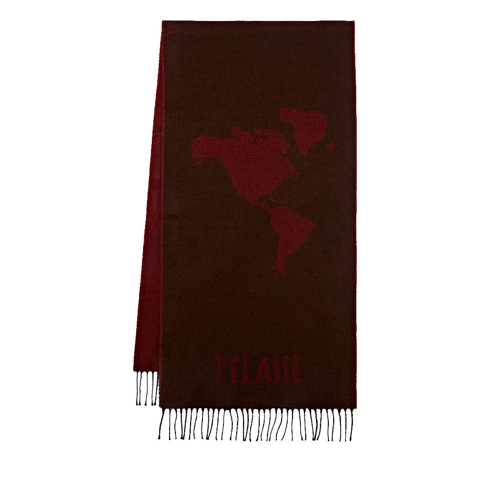 Sciarpa 40 x 170 cm 1A Classe Alviero Martini linea Geo Pieno Mogano S605