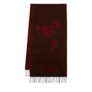 Sciarpa 40 x 170 cm 1A Classe Alviero Martini linea Geo Pieno Mogano S605