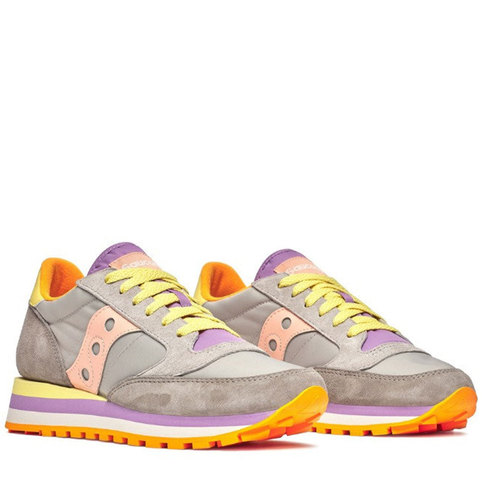 Scarpe Donna Saucony Sneakers Jazz Triple Grey - Peach