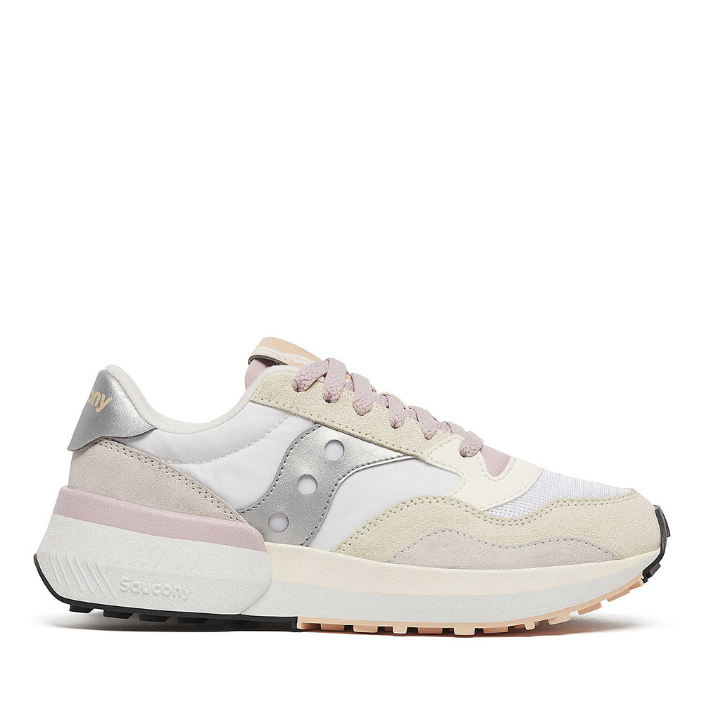 Saucony Damen DXT Sneakers  Weiß - Silber