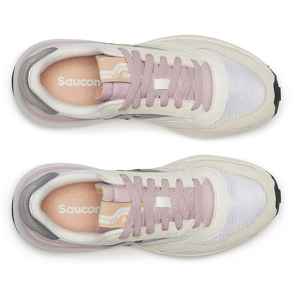 Saucony Damen DXT Sneakers  Weiß - Silber