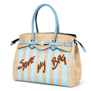 Borsa Donna a Spalla SAVE MY BAG in Lycra linea Miss Misura XL Colore Azzurro