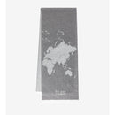 Sciarpa 40 x 180 cm 1A Classe Alviero Martini linea Geo Filetto Grigio Antracite S668