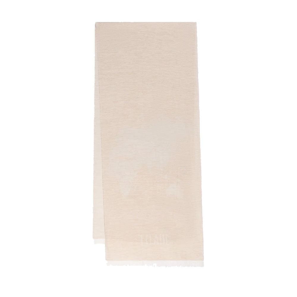 Sciarpa 40 x 180 cm 1A Classe Alviero Martini linea Geo Filetto Beige S668