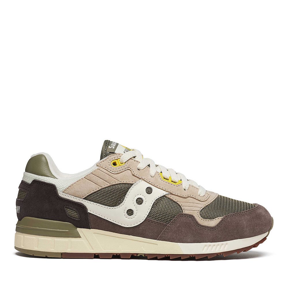 Scarpe Uomo Saucony Sneakers Shadow 5000 Green - Off White