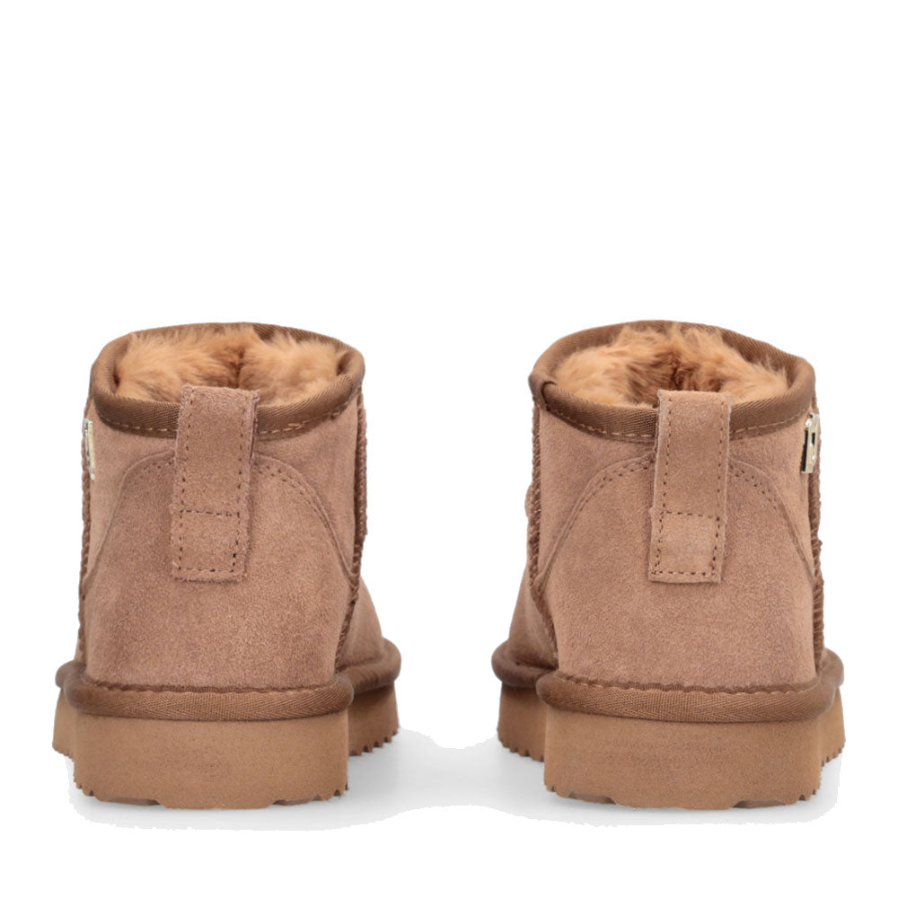 Stivaletti Mini Donna Imbottiti LIU JO Jil 01 in Suede color Cognac