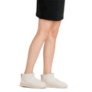 Damenschuhe LIU JO Jil 01 Mini gepolsterte Stiefeletten aus sandfarbenem Wildleder