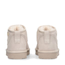 Damenschuhe LIU JO Jil 01 Mini gepolsterte Stiefeletten aus sandfarbenem Wildleder