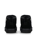 LIU JO Jil 01 Mini 
Damenschuhe, gepolsterte Stiefeletten aus schwarzem Wildleder