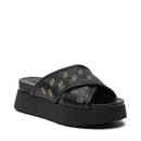 Ciabatte Platform LIU JO Frida 30 Nero con Logo All Over