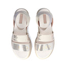 Sandali Platform Donna LIU JO Frida 33 in Tessuto Elastico Beige
