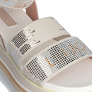 Sandali Platform Donna LIU JO Frida 33 in Tessuto Elastico Beige
