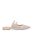 Sabot Donna LIU JO Viola 16 in Suede Beige con Strass