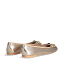 LIU JO Dafne 04 Damenschuhe aus laminiertem Leder Hellgold