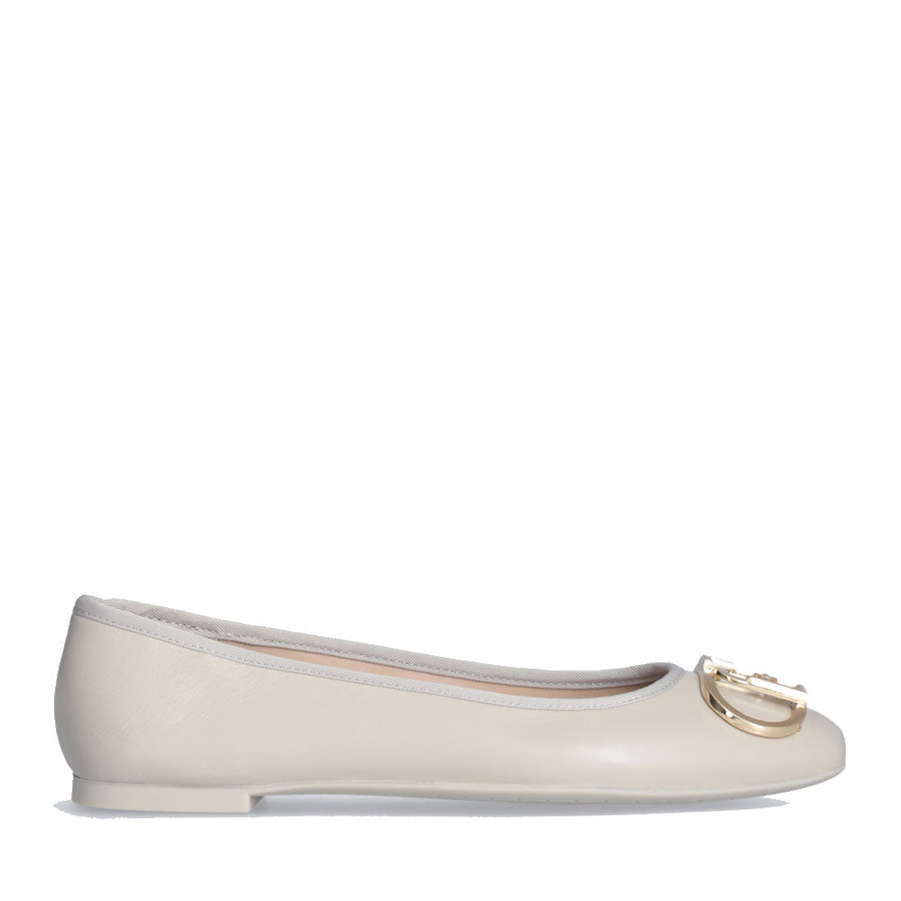 Scarpe Donna LIU JO Dafne 04 Ballerine in Pelle Shiny Greige