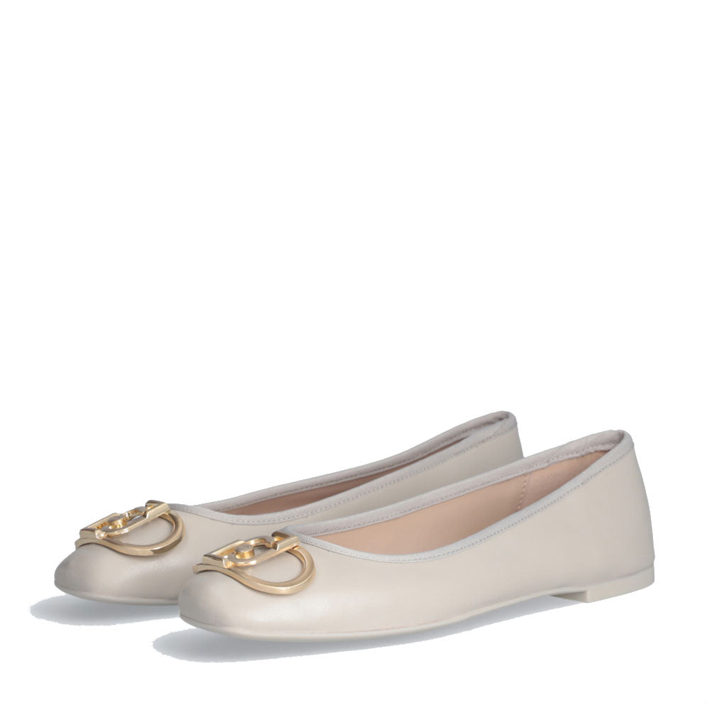 LIU JO Dafne 04
Ballerinas aus glänzendem Greige Leder