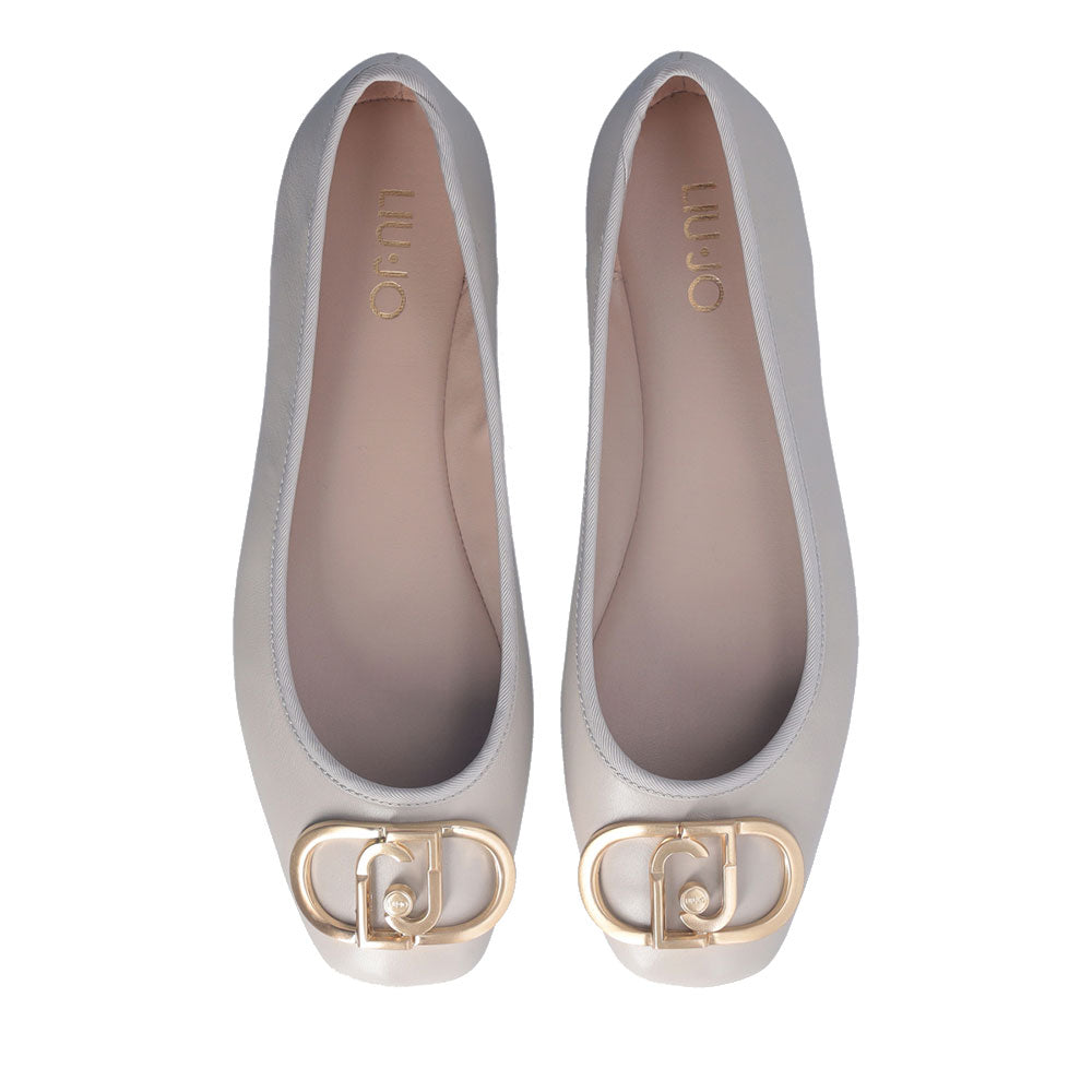 LIU JO Dafne 04
Ballerinas aus glänzendem Greige Leder