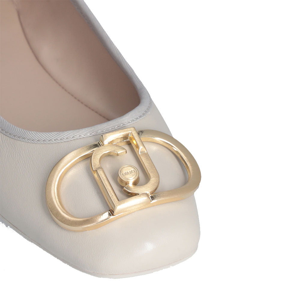 LIU JO Dafne 04
Ballerinas aus glänzendem Greige Leder