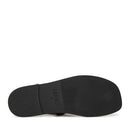 LIU JO „Saba 12“ 
Flache Flip-Flop-Sandalen aus schwarzem Leder