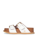 LIU JO Loren 09 
Doppelband-Slipper mit auffälligen Riemen Off White