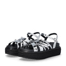 Sandali Platform LIU JO Panarea 03 con Fascette Incrociate a Specchio Silver