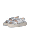 LIU JO Amber 01 
Plateausandalen mit silbernen Pailletten