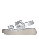 LIU JO Amber 01 
Plateausandalen mit silbernen Pailletten