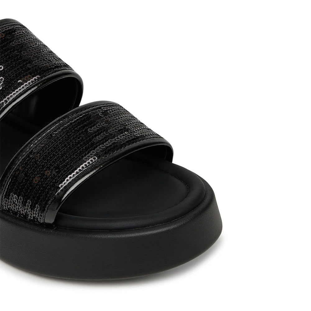 Sandali Platform LIU JO Amber 01 con Paillettes colore Nero