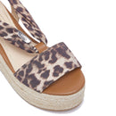 Sandali Donna con Zeppa LIU JO Bali 03 in Tessuto stampa Animalier