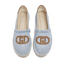 Espadrillas Donna LIU JO Capri 01 in Denim Jacquard Light Blue
