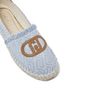 Espadrillas Donna LIU JO Capri 01 in Denim Jacquard Light Blue