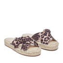Ciabatte Donna Modello Espradillas LIU JO Paros 03 in Tessuto Stampa Animalier