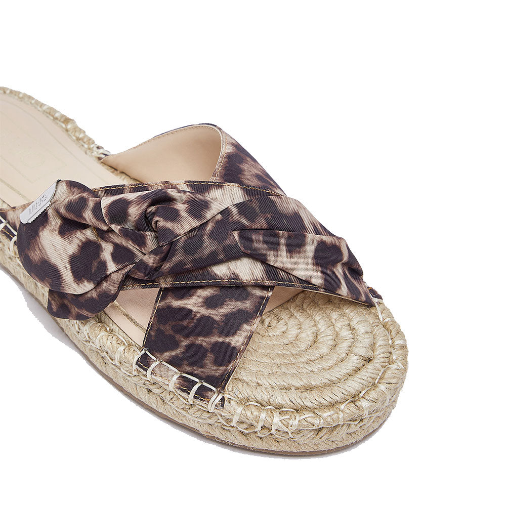 Ciabatte Donna Modello Espradillas LIU JO Paros 03 in Tessuto Stampa Animalier