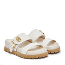 Ciabatte Donna Doppia Fascia LIU JO Livia 02 stampa Cocco color Latte