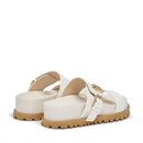 Ciabatte Donna Doppia Fascia LIU JO Livia 02 stampa Cocco color Latte