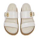 Ciabatte Donna Doppia Fascia LIU JO Livia 02 stampa Cocco color Latte