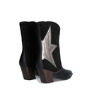 Scarpe Donna LIU JO Belinda 07 Stivali Texani in Pelle e Suede con Stella