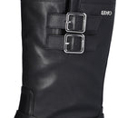 Stivali Donna LIU JO Rumi 26 Biker Boots in Pelle Nera